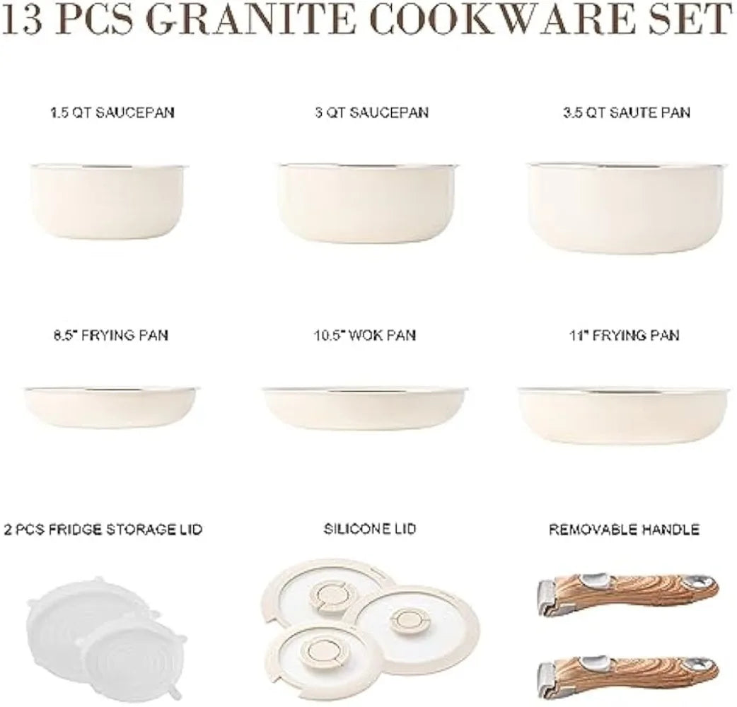 Granite Kitchen Cookware Set-Preppli